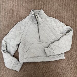 Lululemon Oversized Quilted Half Zip Pullover